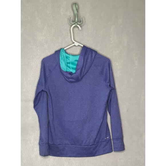 Adidas  Womens Ultimate Hoodie Size Medium Purple Teal Lined - Picture 2 of 6